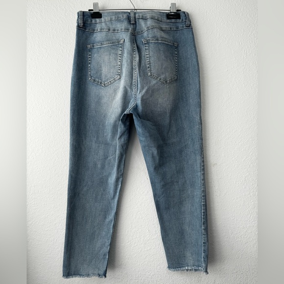 SOUND STYLE Jeans Women 16 Hope High Rise Crop Comfort Stretch Light Wash - Picture 2 of 14